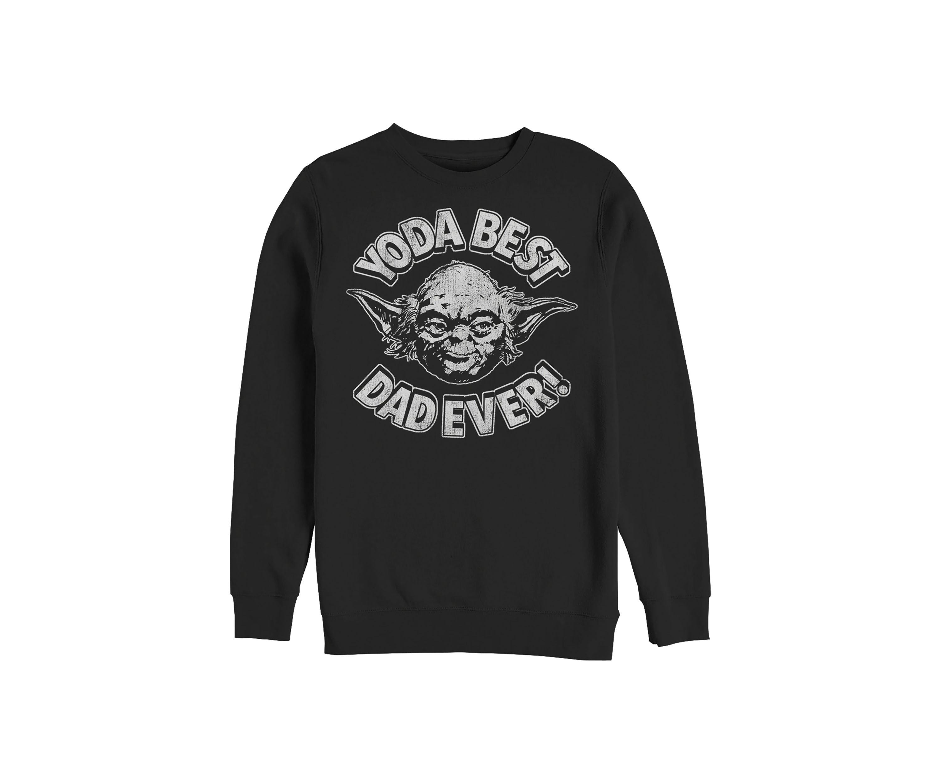 Yoda Best Crew Fleece Graphic Sweatshirt