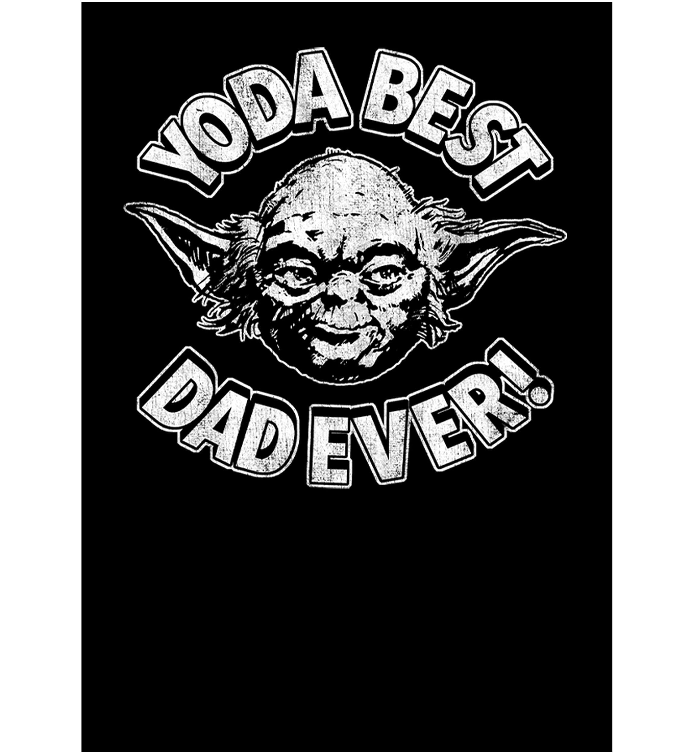 Yoda Best Crew Fleece Graphic Sweatshirt