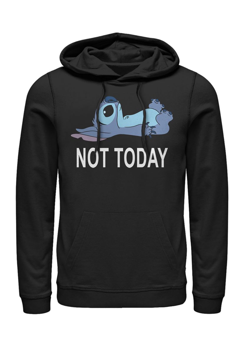 Not Today Graphic Fleece Hoodie