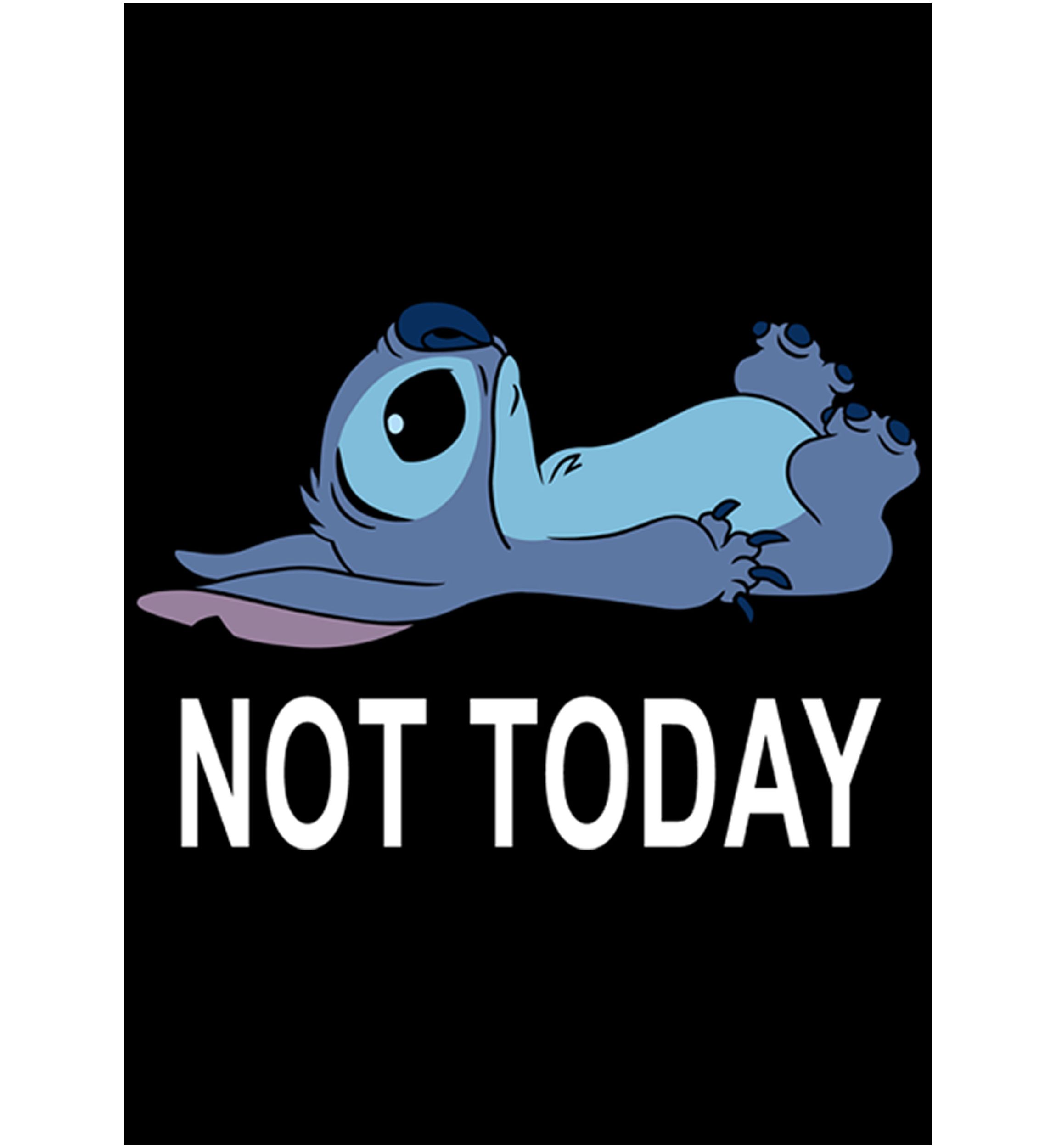 Not Today Graphic Fleece Hoodie