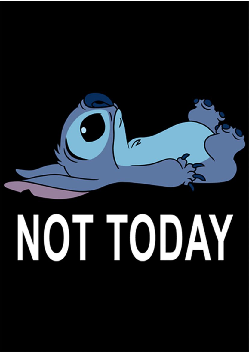 Not Today Graphic Fleece Hoodie