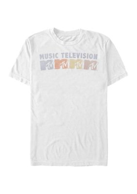 MTV Men's Multi Logo Graphic T-Shirt