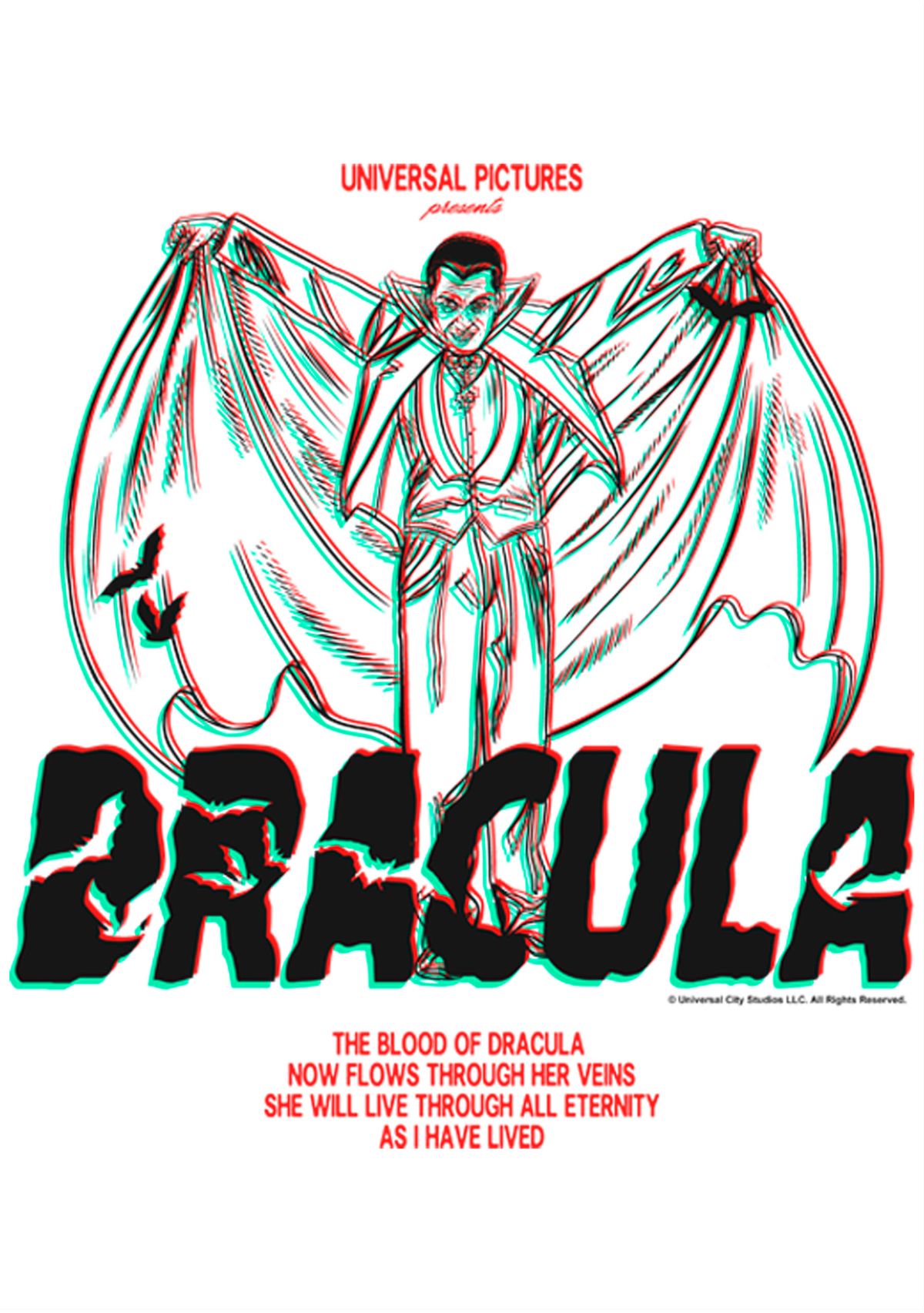 3D Drac Graphic T-Shirt