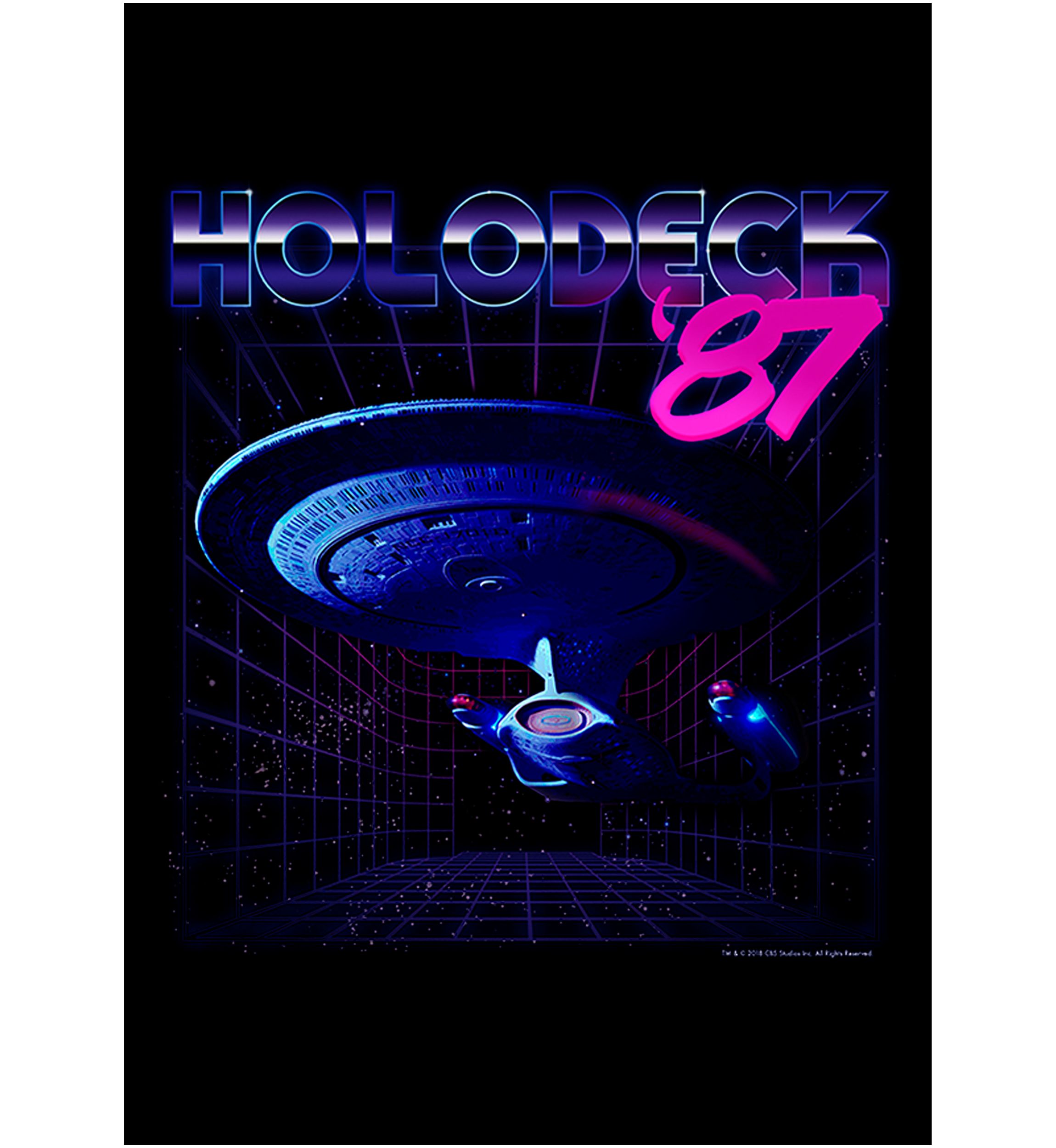 Holodeck Chrome Graphic T-Shirt