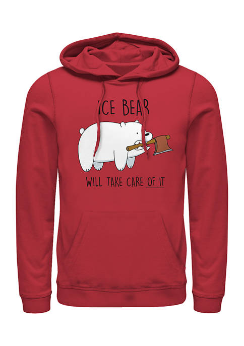 Cartoon Network Ice Bear Take Care Graphic Hoodie