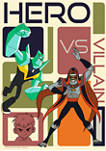 Ben 10 Hero vs Villain Graphic T-Shirt