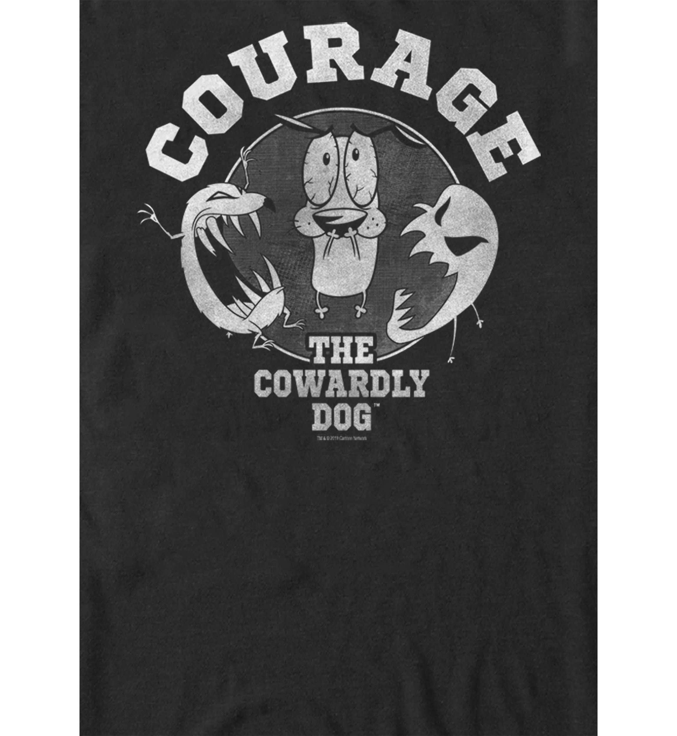 Courage The Cowardly Dog Ghostly Pair Short Sleeve Graphic T-Shirt
