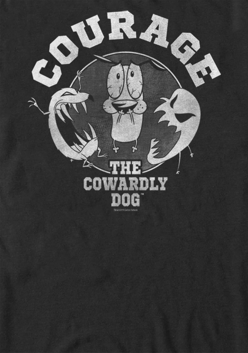 Courage The Cowardly Dog Ghostly Pair Short Sleeve Graphic T-Shirt