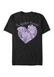 Juniors Kanker Sisters Heart Graphic T-Shirt
