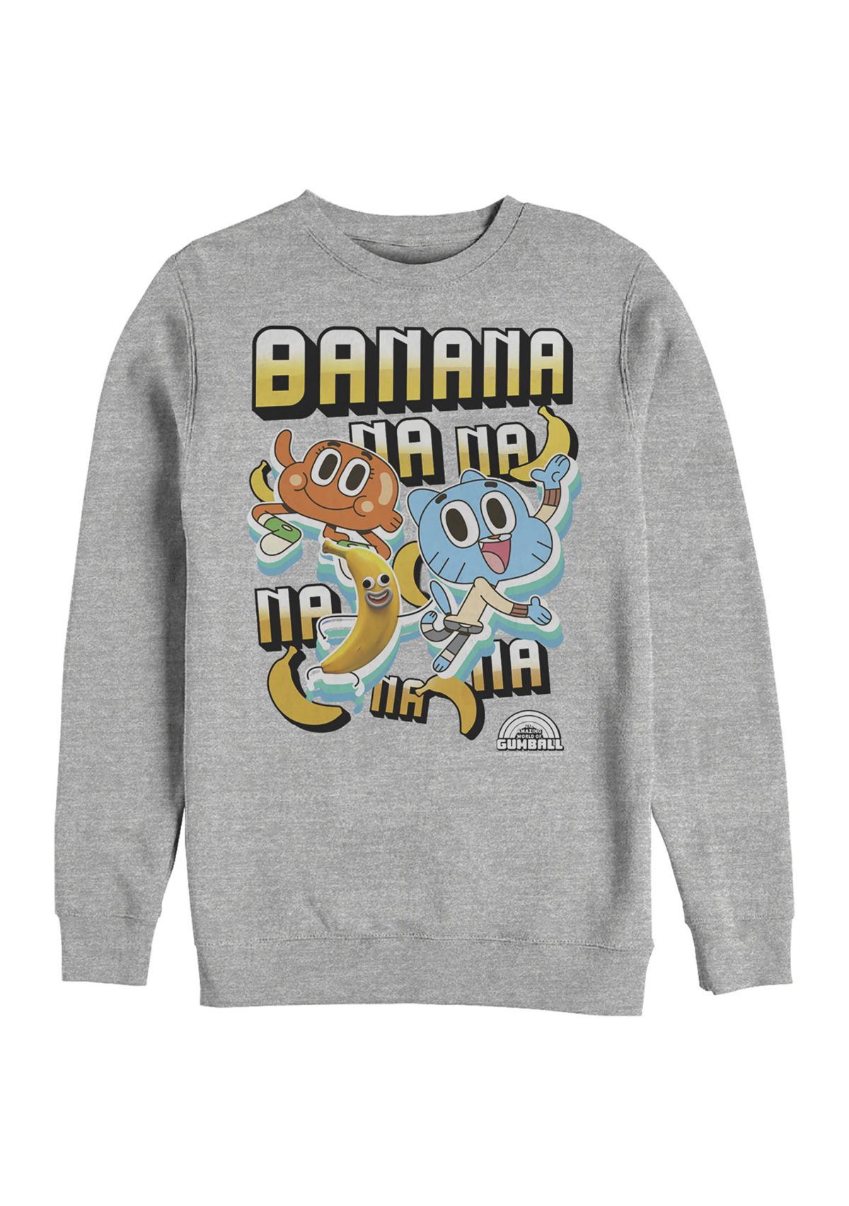 Juniors Bananana Graphic Crew Fleece Pullover