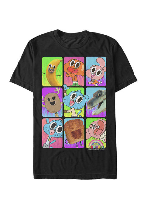 Cartoon Network Juniors Window Faces Graphic T-Shirt
