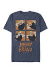 Juniors Many Faces comp Graphic T-Shirt
