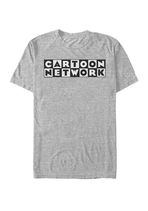 Cartoon Network Official Checkered Logo Short Sleeve Graphic