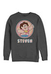  Steven Graphic Crew Fleece Sweatshirt 