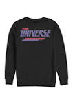 Mr Universe Graphic Crew Fleece Sweatshirt 