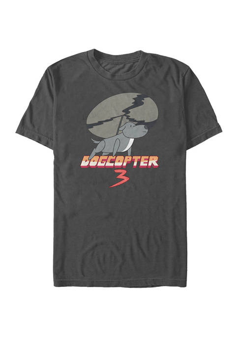 Juniors Dogcopter Graphic T-Shirt
