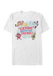  Crying Breakfast Friends Graphic T-Shirt