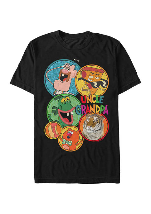 Juniors Grandpa and Friends Graphic T-Shirt