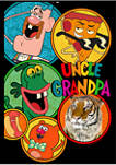 Juniors Grandpa and Friends Graphic T-Shirt