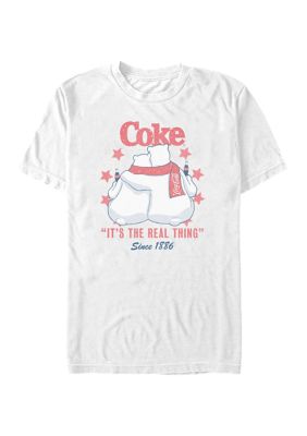 Coca-Cola Men's Its A Cold Day Graphic T-Shirt, White, 2XL