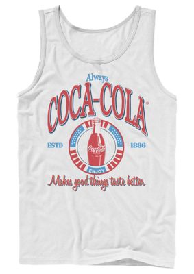 Coca-Cola Men's America Is Beautiful Graphic T-Shirt, White, M Regular