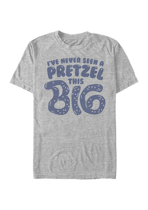 Juniors Big Pretzel Graphic T-Shirt