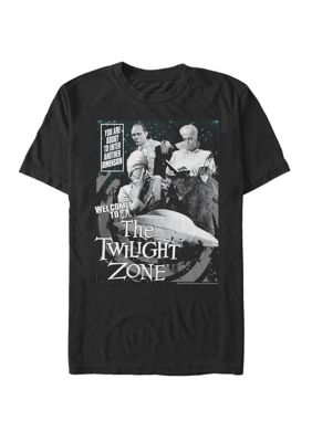 The Twilight Zone About To Enter Another Dimension Short Sleeve T-Shirt, Black, Large -  0193478541332