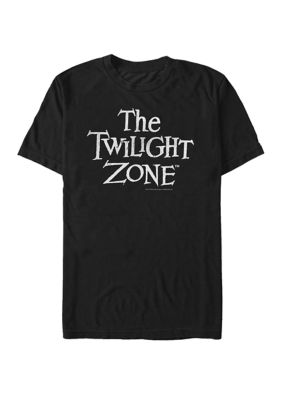 The Twilight Zone Mens Juniors Twilight Zone Logo Graphic TShirt