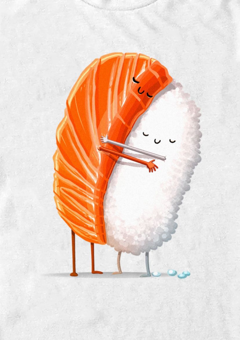 Sushi Hug Graphic T-Shirt