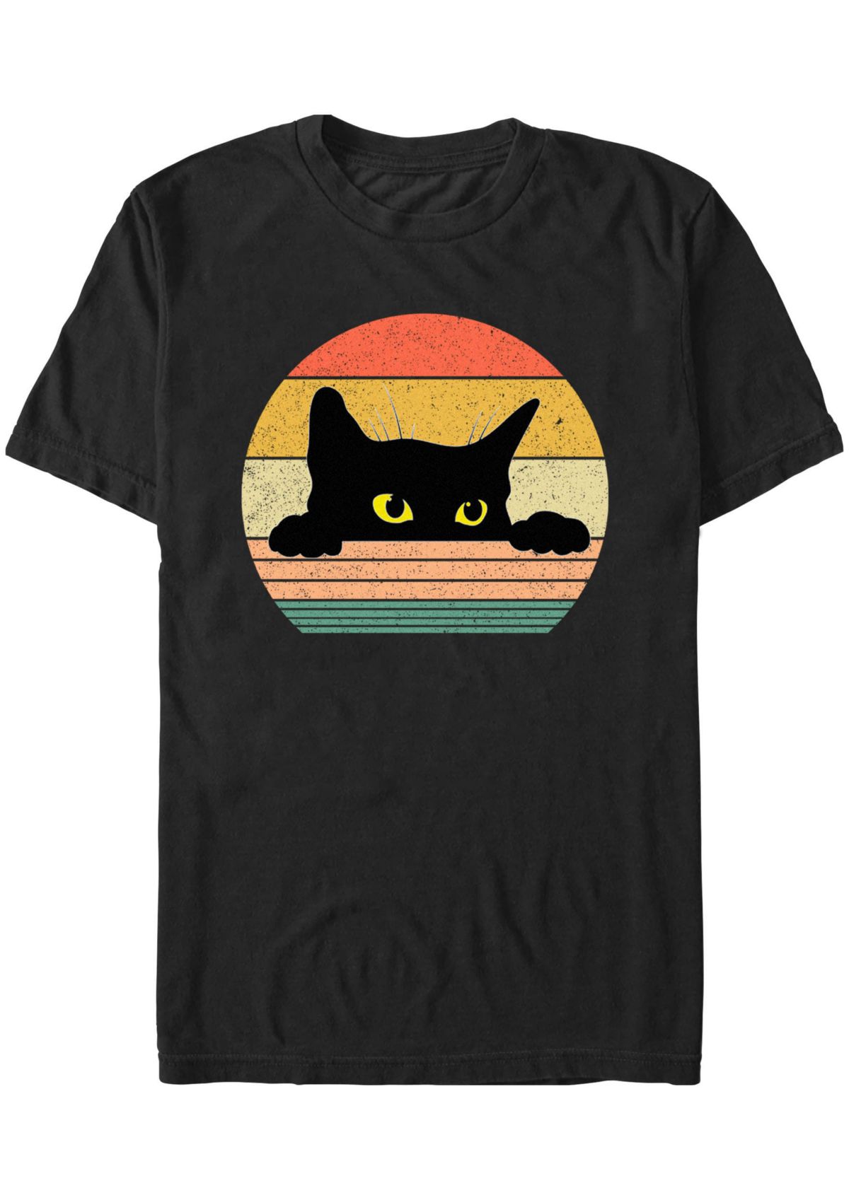 Cat Tee Retro Style Graphic T-Shirt