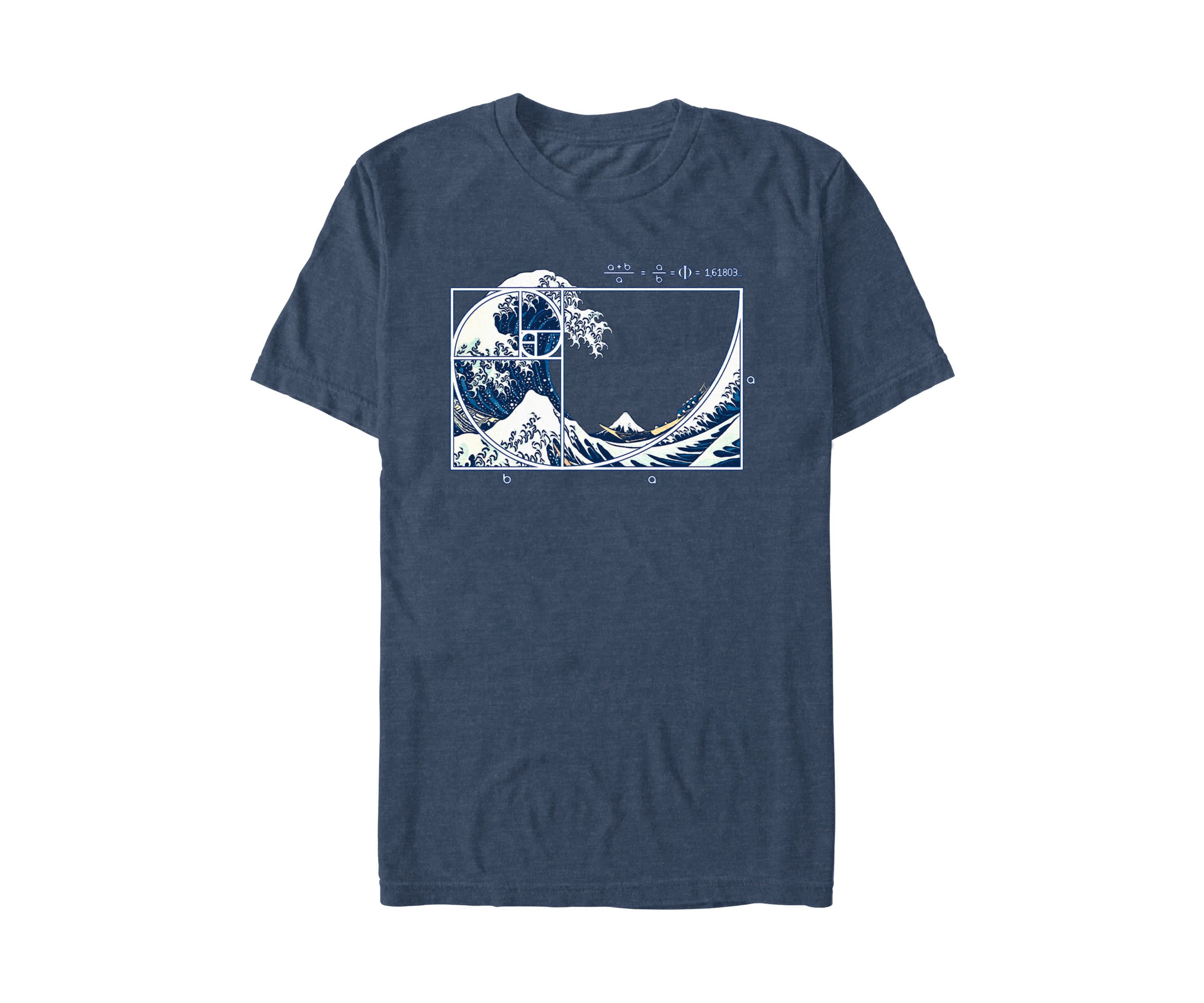 The Great Fibonacci Wave Graphic T-Shirt