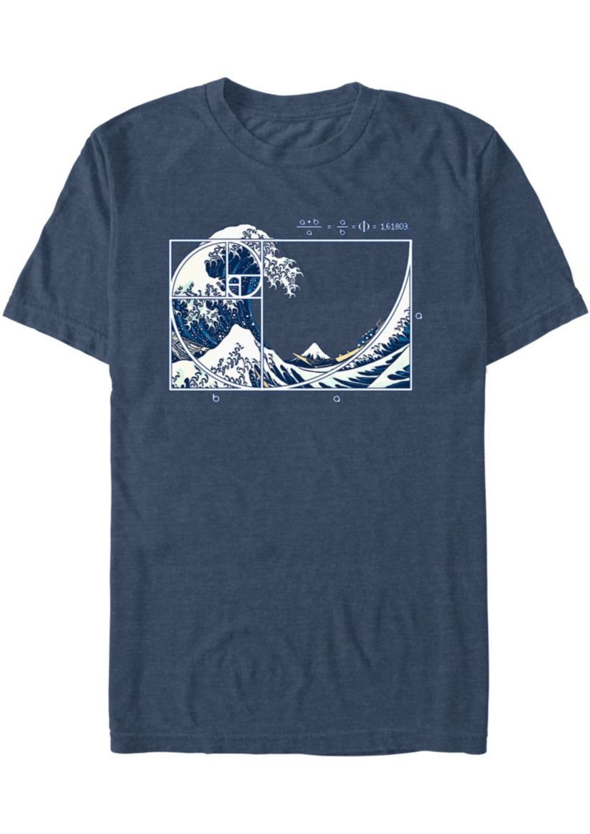 The Great Fibonacci Wave Graphic T-Shirt