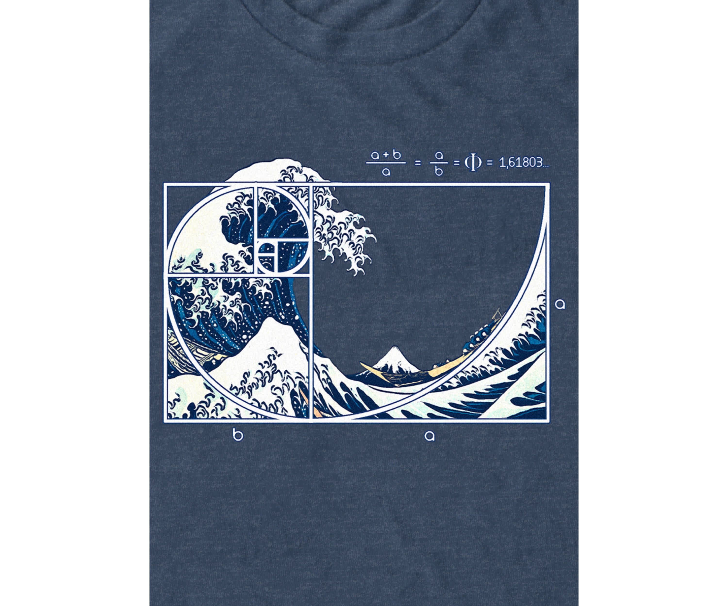The Great Fibonacci Wave Graphic T-Shirt