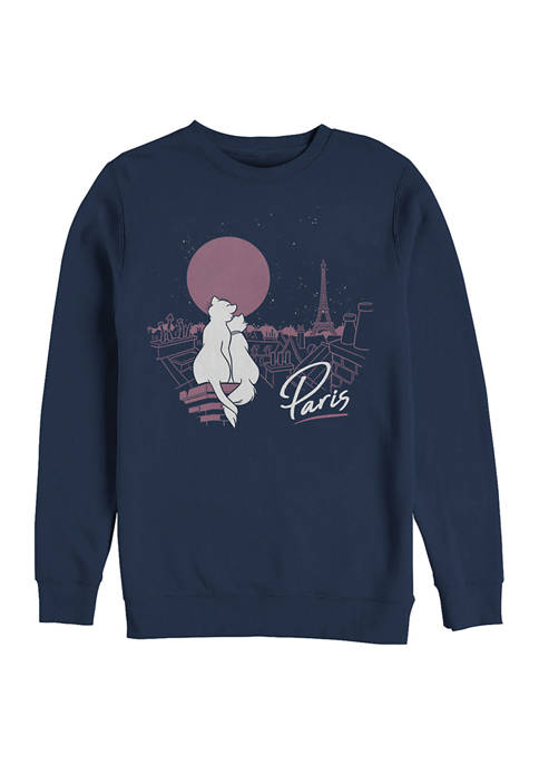Disney® Together In Paris Graphic Crew Fleece Sweatshirt