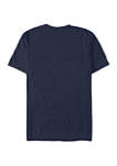 Juniors Night Sky Stars Graphic Short Sleeve T-Shirt