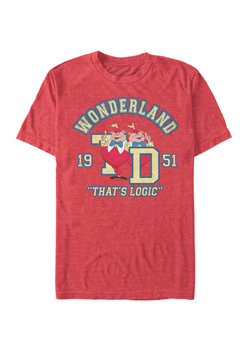 Disney® Tweedle Collegiate Short Sleeve Graphic T-Shirt