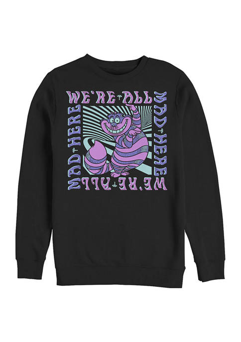 Disney® Mad Here Trip Crew Fleece Graphic Sweatshirt
