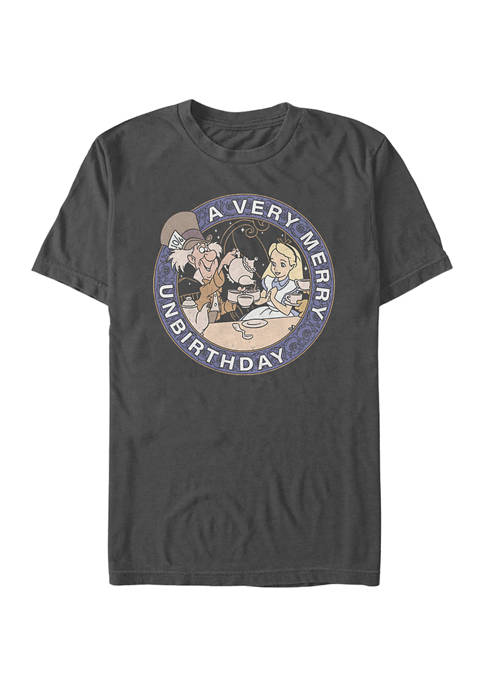 Disney® Very Merry Unbirthday Graphic Short Sleeve T-Shirt