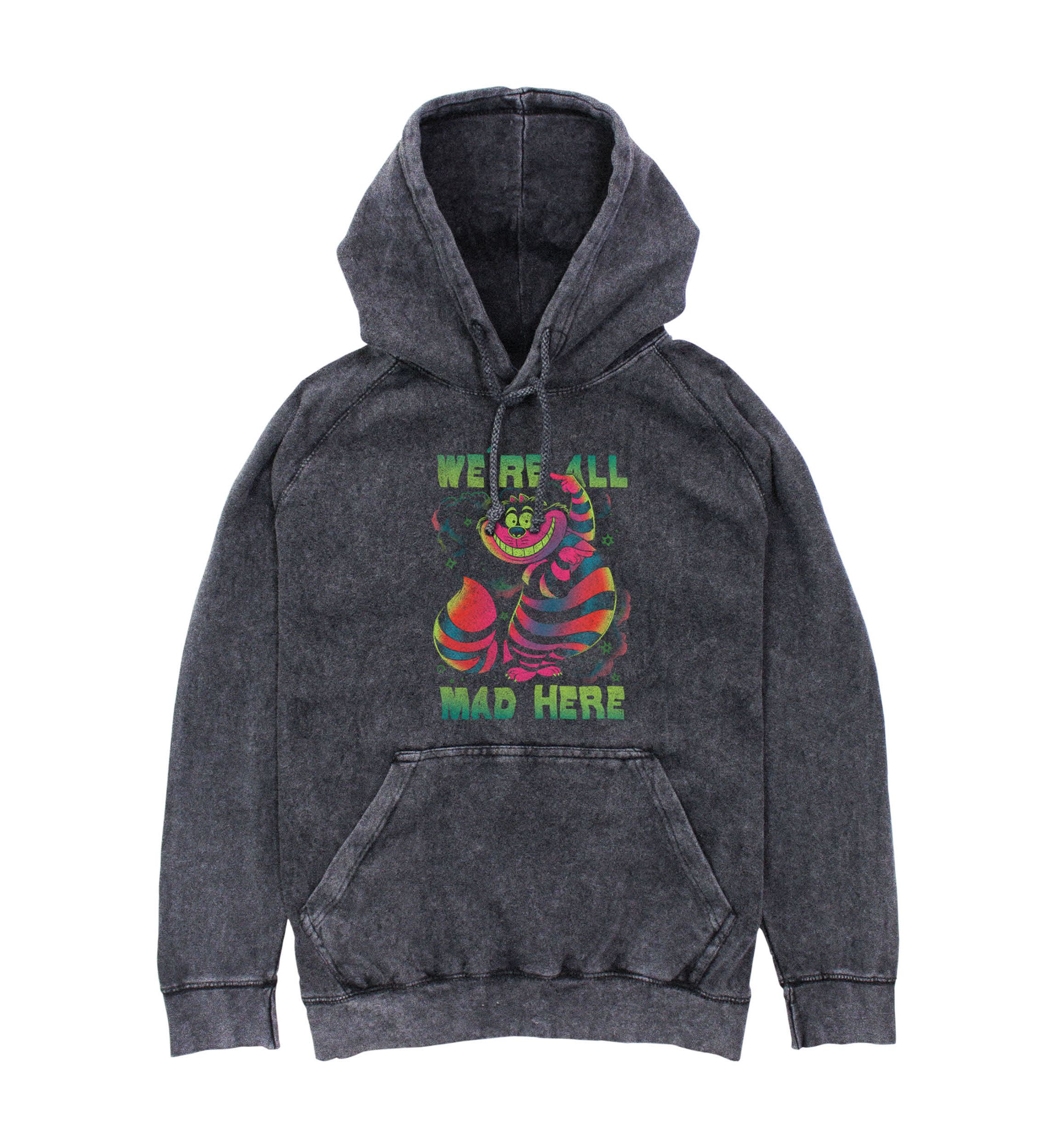 Cheshire Rainbow Graphic Fleece Hoodie
