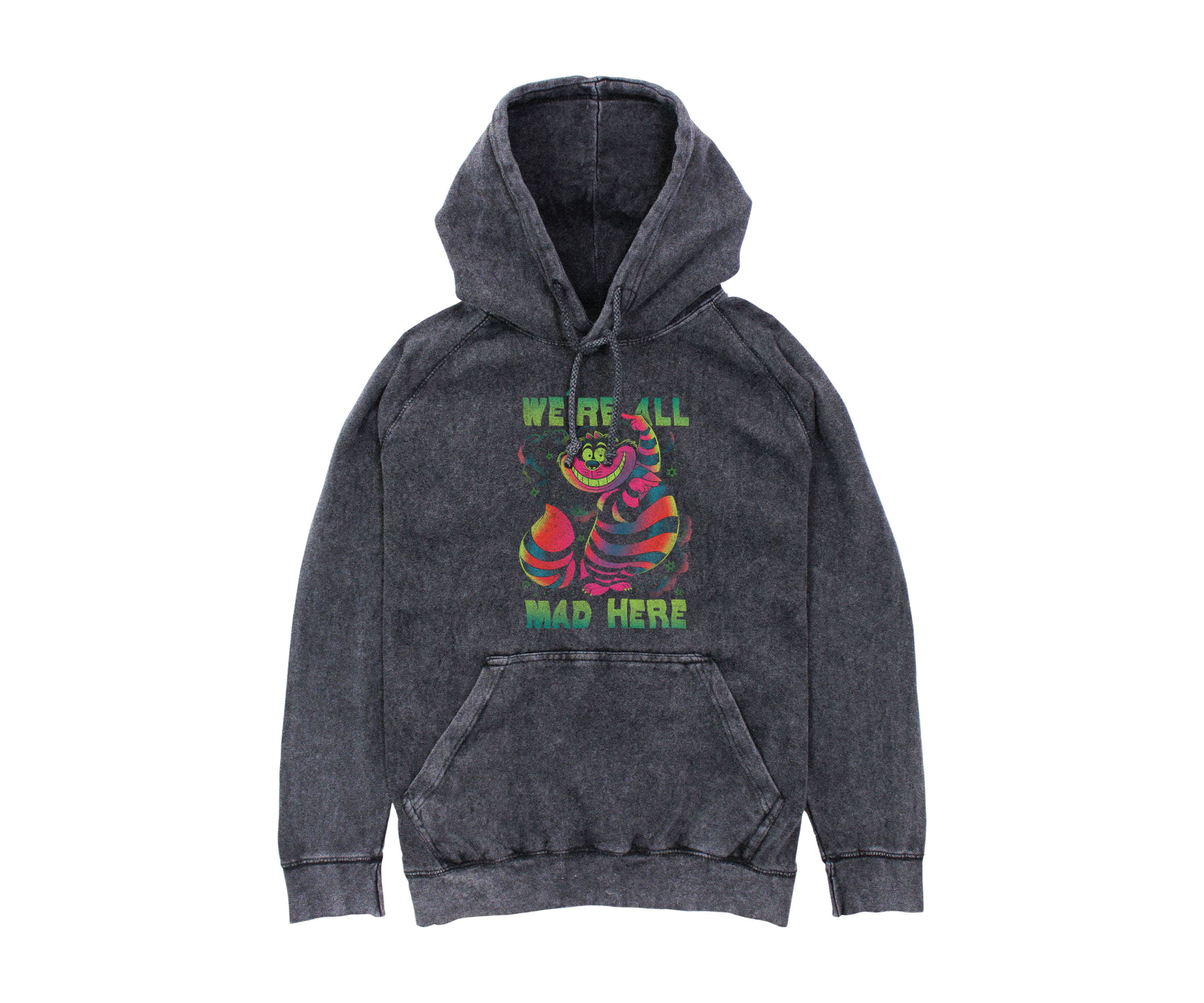 Cheshire Rainbow Graphic Fleece Hoodie