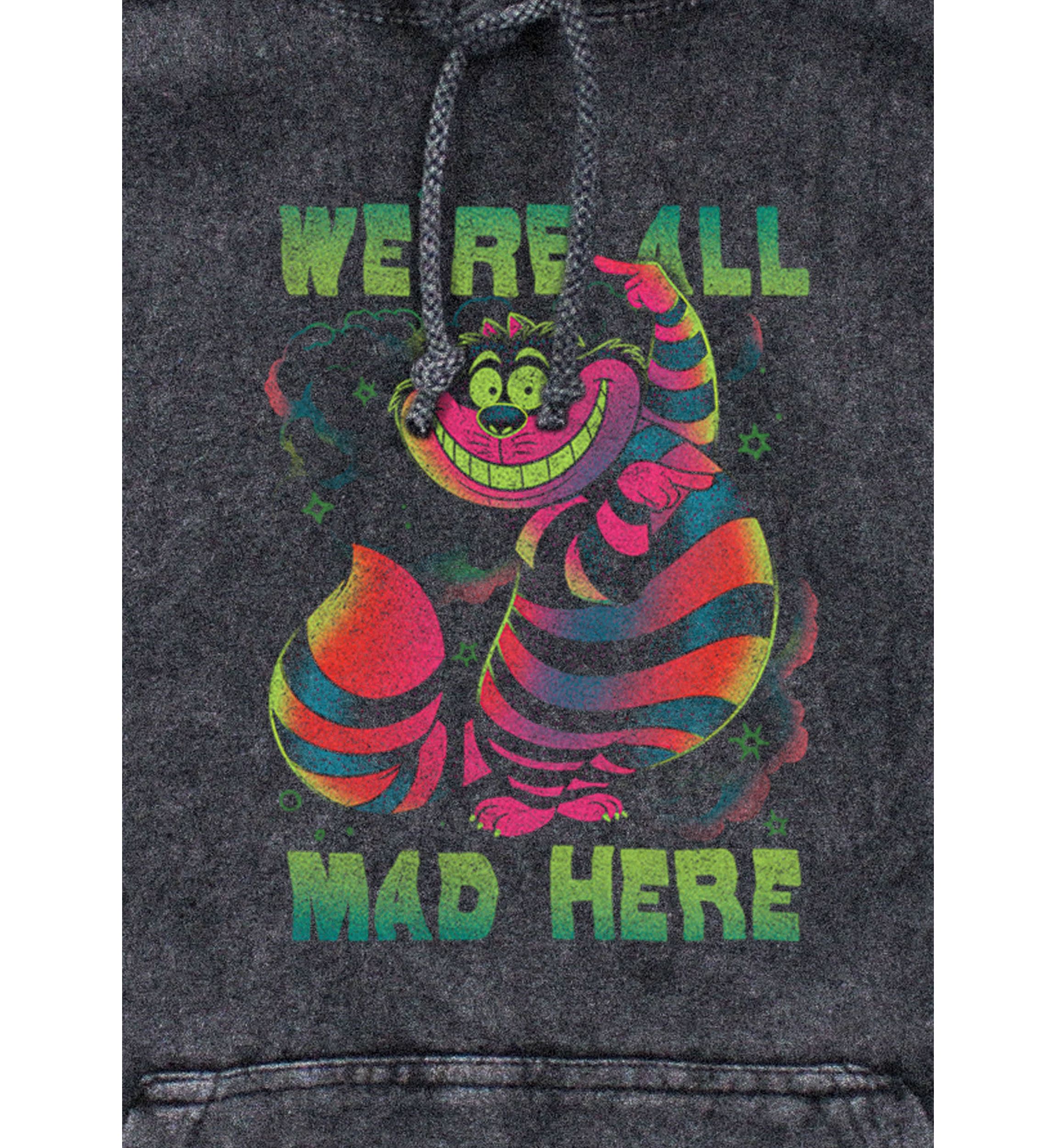 Cheshire Rainbow Graphic Fleece Hoodie