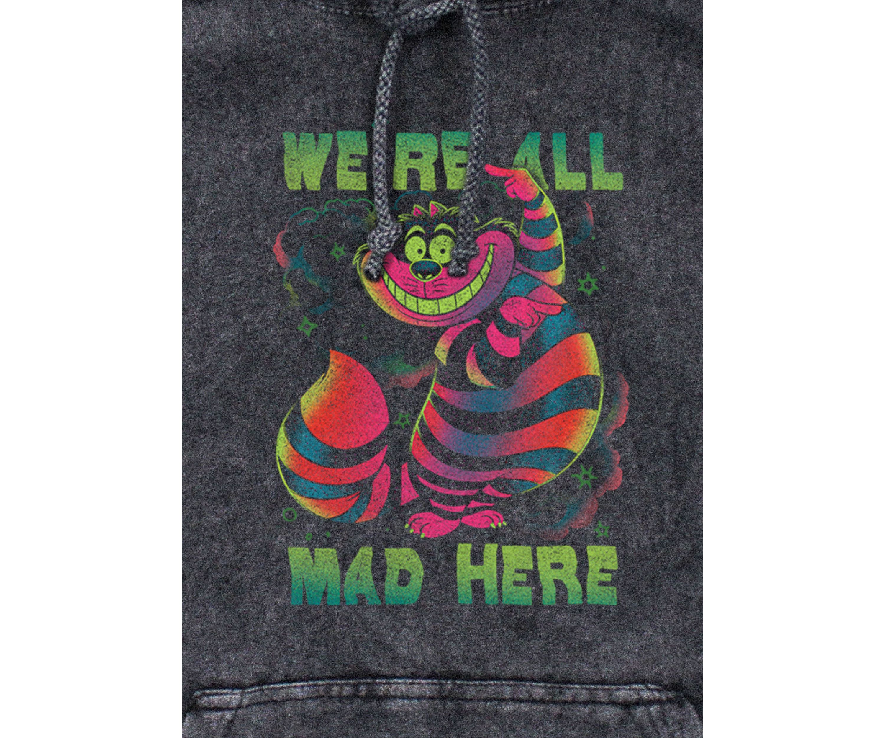 Cheshire Rainbow Graphic Fleece Hoodie