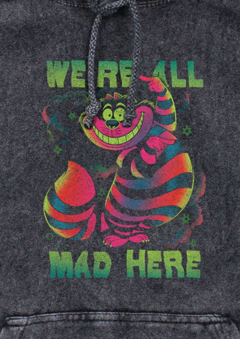 Cheshire Rainbow Graphic Fleece Hoodie