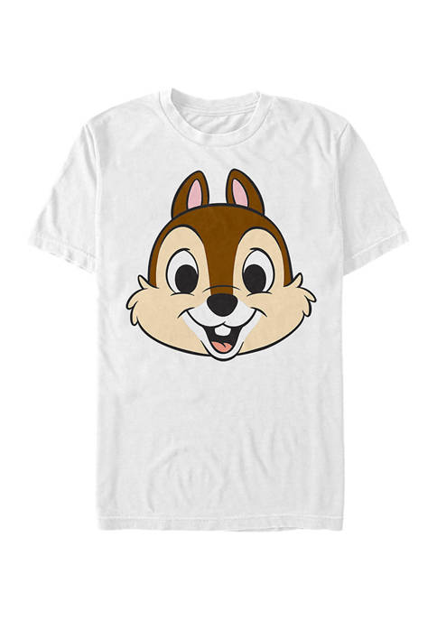 Disney® Chip Big Face Short Sleeve Graphic T-Shirt