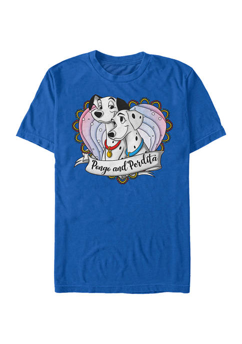 Disney® Pong and Perdita Short Sleeve Graphic T-Shirt