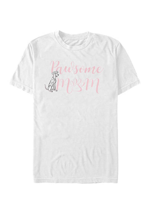 Disney® Pawsome Mom Short Sleeve Graphic T-Shirt