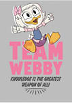 Team Webby Pink Graphic Short Sleeve T-Shirt