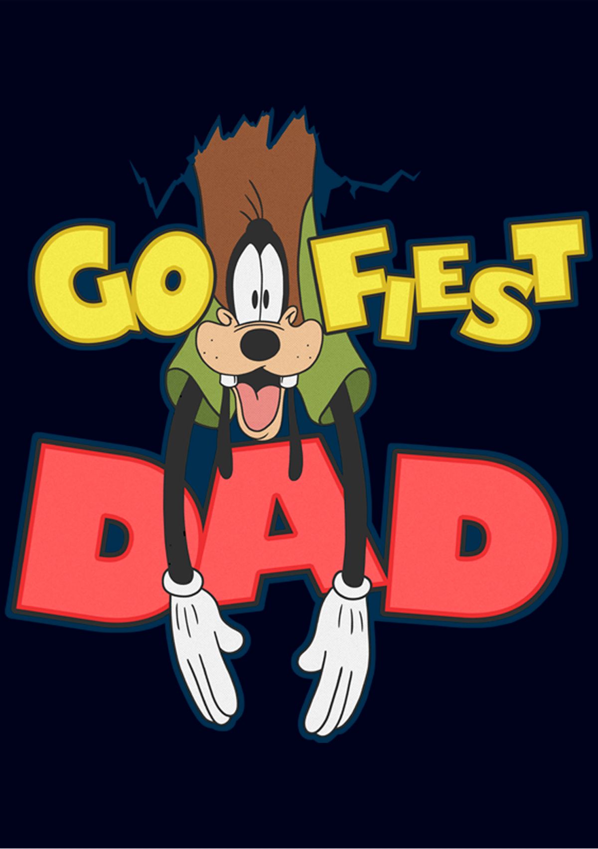 Goofiest Dad Short Sleeve Graphic T-Shirt