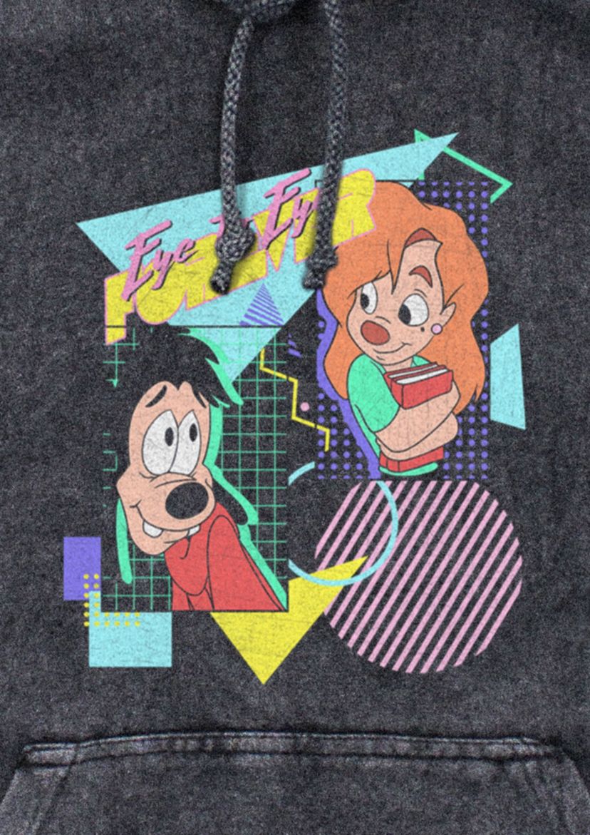 Eye To Eye 80S Graphic Fleece Hoodie