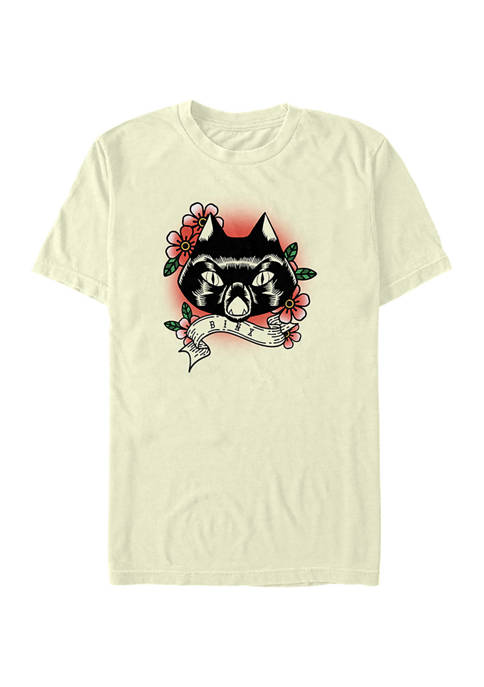 Hocus Pocus Binx Cat Short Sleeve Graphic T-Shirt